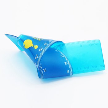 30cm透明PVC塑料軟直尺_0